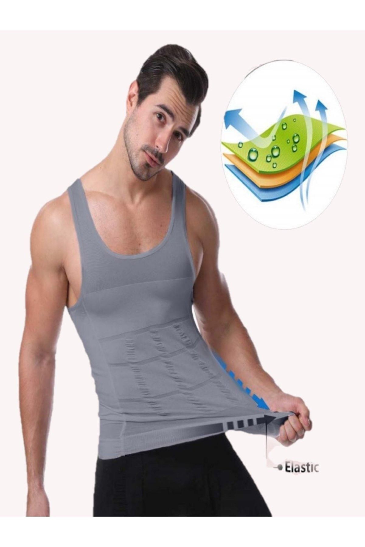 Mistirik Compression Shirts for Men - Mens Slimming Body Shaper