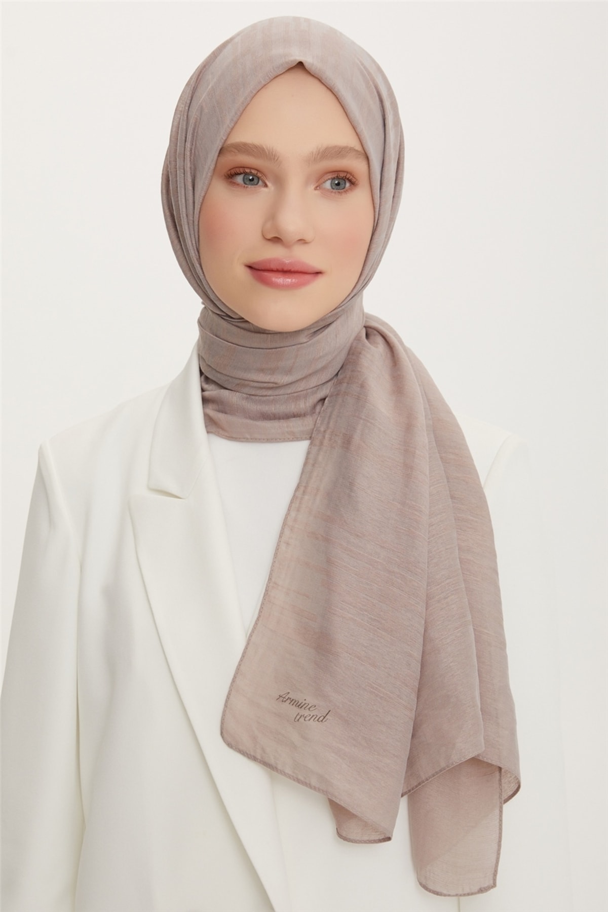 شال زنانه آبی آرمینه | S00OA0444225-447 اورجینال - تصویر 2