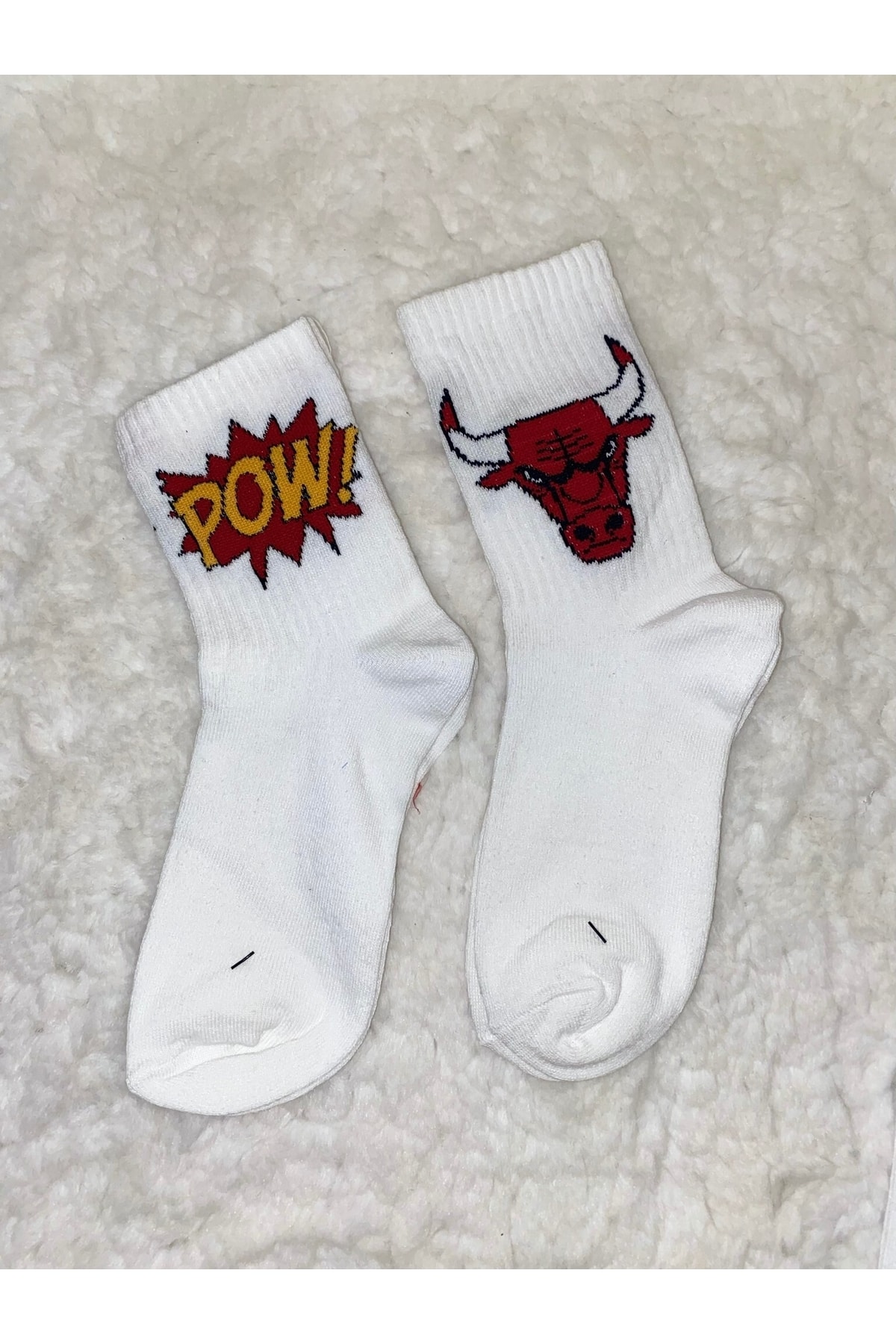 CeyCe Pow Ve Chicago Bulls 2'li Kolej Çorap