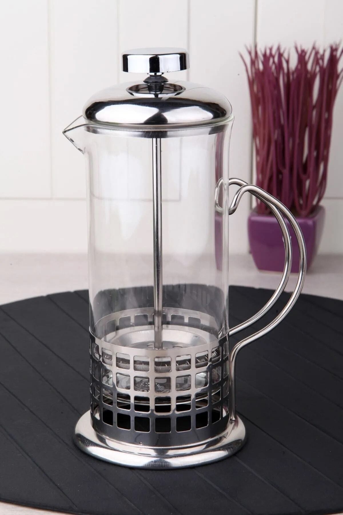 GOCENG French Press Filtre Kahve Demliği 350 Ml Bitki Çayı Demlik