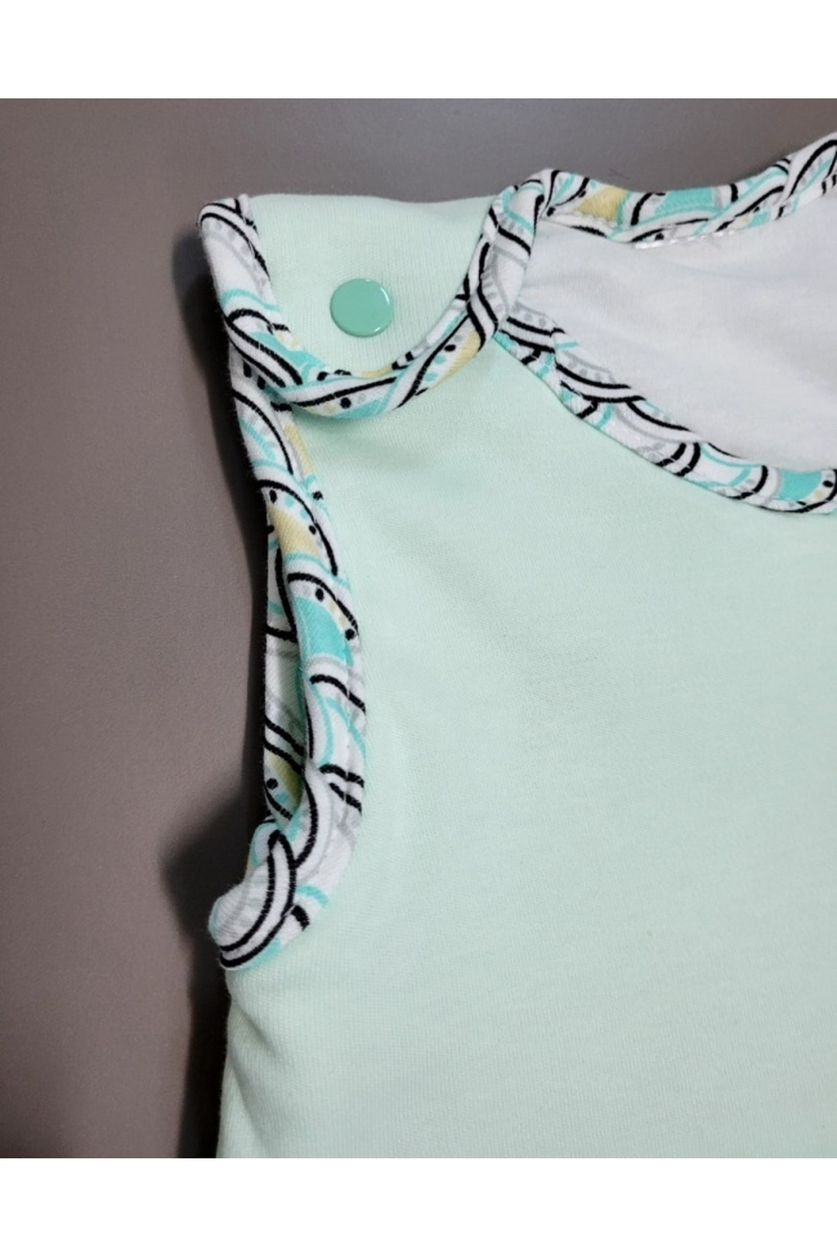 Alpar Tekstil Kışlık 2,5 Tog Fermuarlı Kız- Erkek Bebek-çocuk Torba Uyku Tulumu Fox/mint fotoğrafı 5 (önizleme)