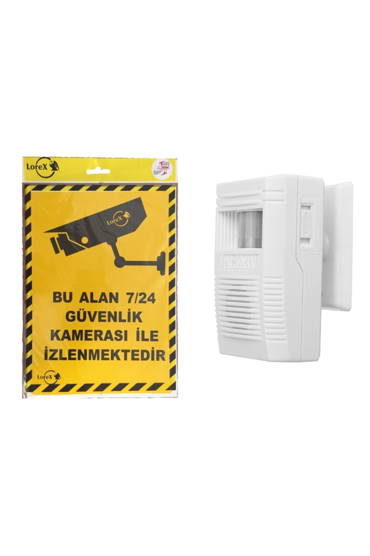 LOREX Lr-kc Kapı Çanı - Ziyaretçi Sensörü - Alarm - Pvc Uyarı Levhası