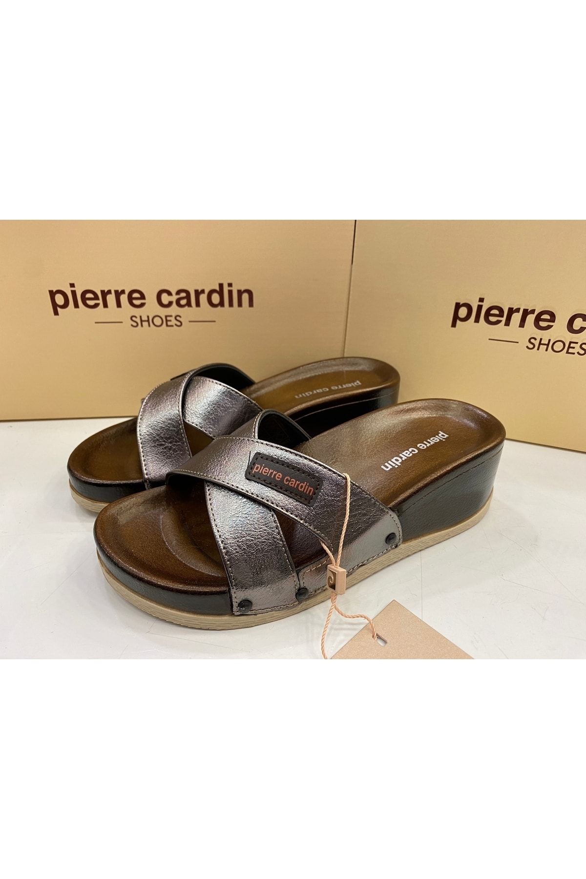 دمپایی Pierre Cardin پیر کاردین ارتوپدی زنانه PC-7010 اورجینال - تصویر 3