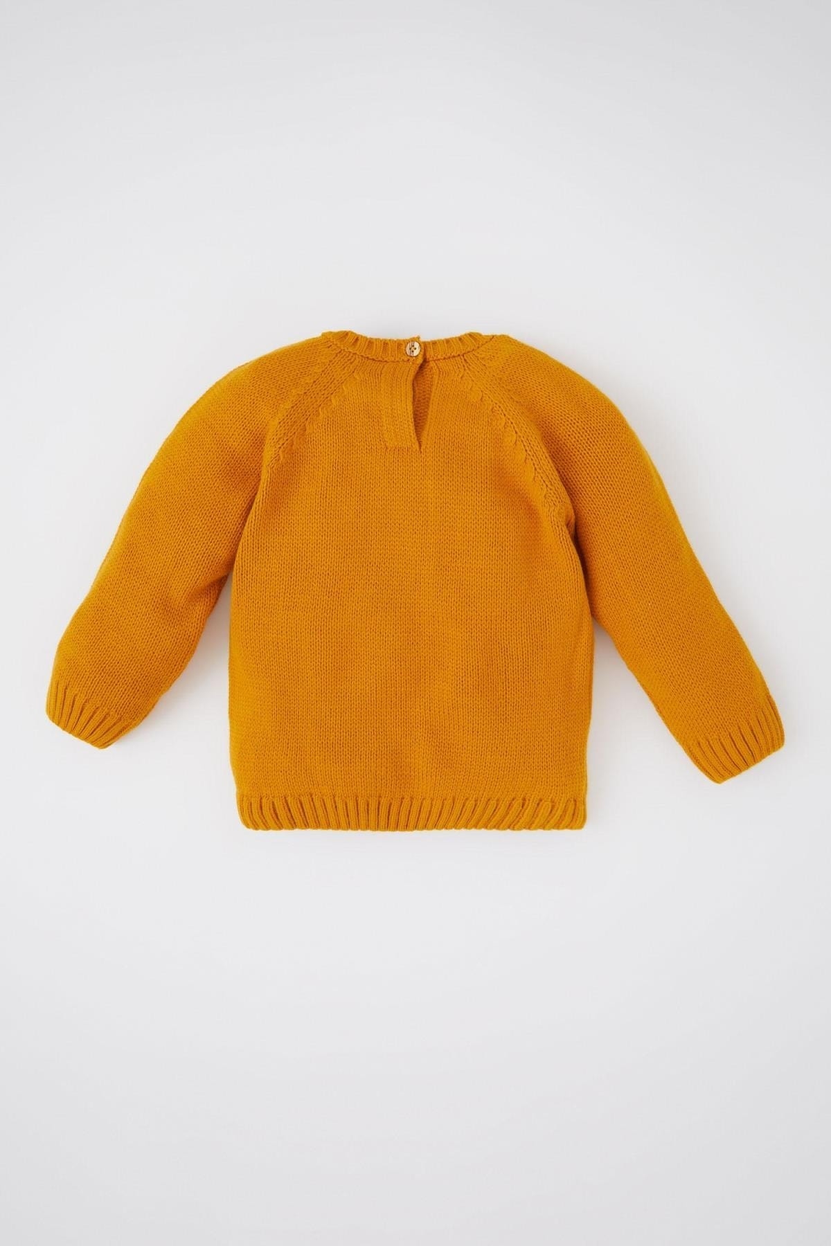 Defacto Erkek Bebek Regular Fit Bisiklet Yaka Akrilik Triko Kazak fotoğrafı 7 (önizleme)