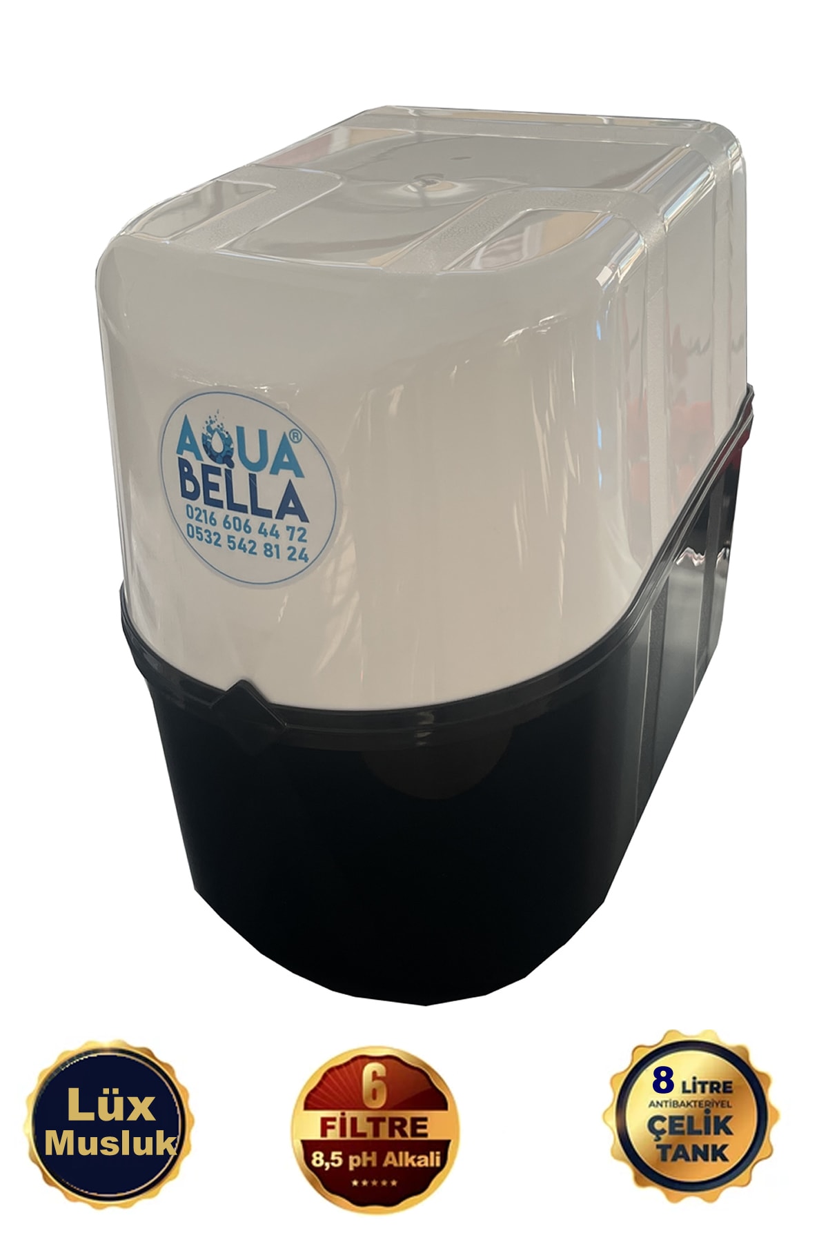 AQUA BELLA Gold Crystal 10 Aşamalı Çelik Tanklı Su Arıtma Cihazı - 1