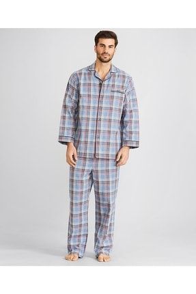 Erkek Lacivert Renkli Pijama Takımı 1-00166241
