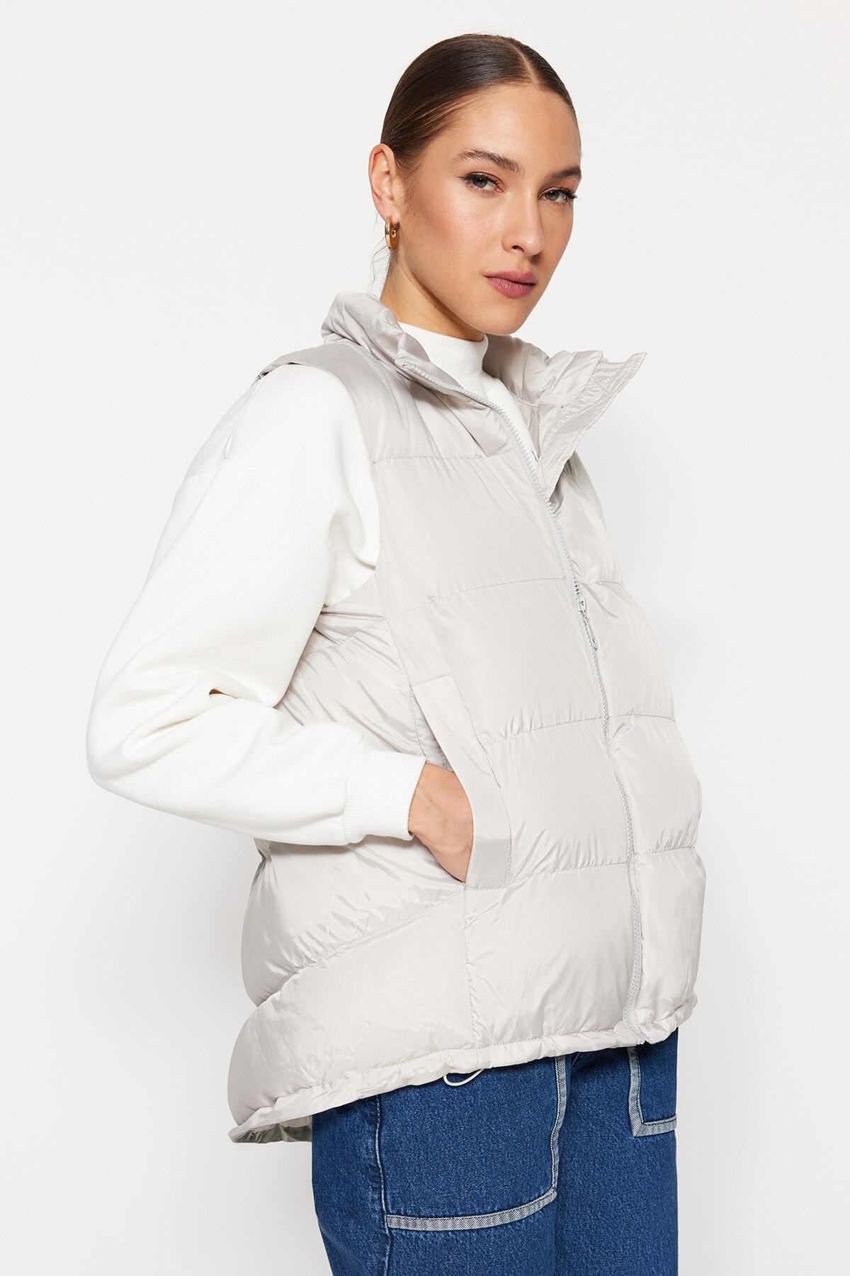 Trendyol Collection-Надувний жилет з коміром Tas Stand Collar TWOAW23YE00008 3