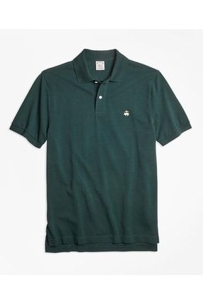 Erkek Koyu Yeşil Supima Polo Yaka T-shirt 1-00134551