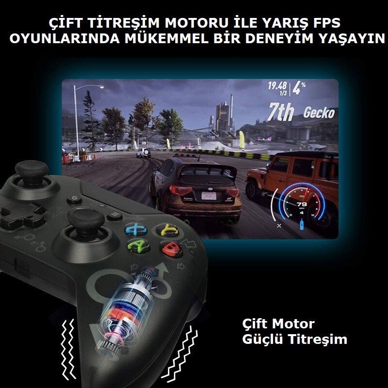 beboncool N1 Pc/gamepass/steam Kablosuz Joystick Gamepad Oyun Kolu ...