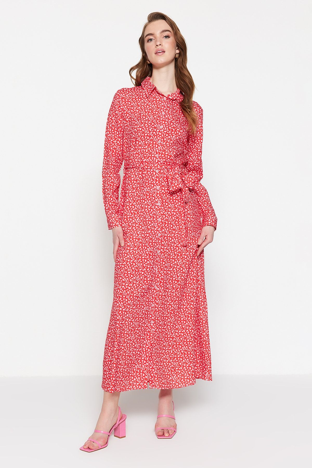 TRENDYOL MODEST Kleid - Rosa - Blusenkleid - Trendyol | Blusenkleider
