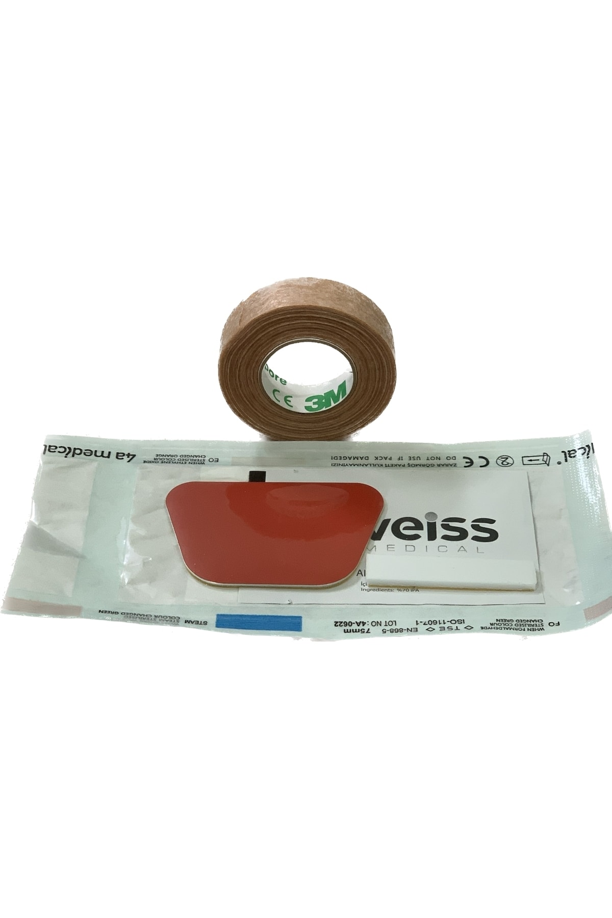 RINOface Rıno External Nasal Splınt Termal Burun Alçısı-ateli Alüminyum Medium -kırmızı