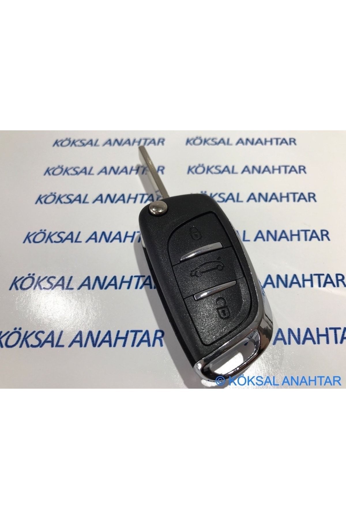 Köksal Anahtar-Citroen C4 II (b7) Original 3-Key Control Box 5