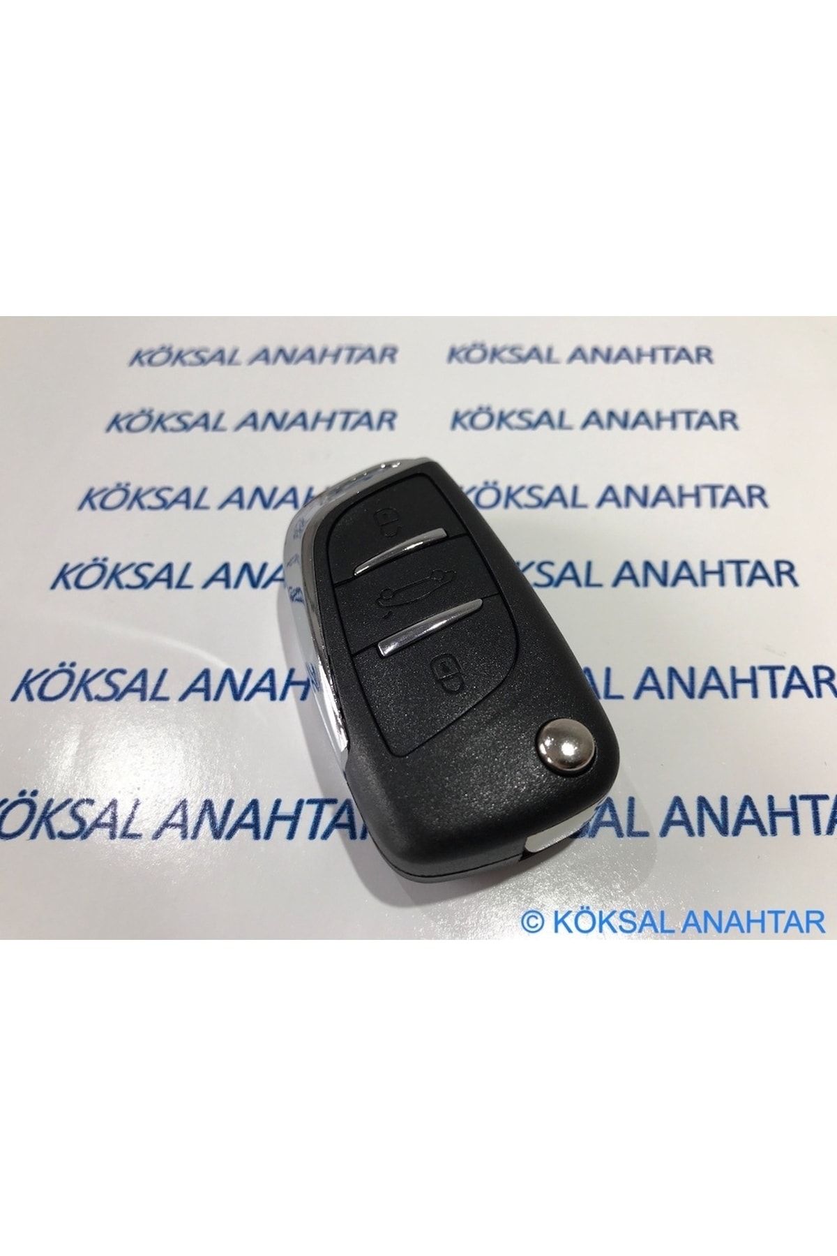 Köksal Anahtar-Citroen C4 II (b7) Original 3-Key Control Box 7