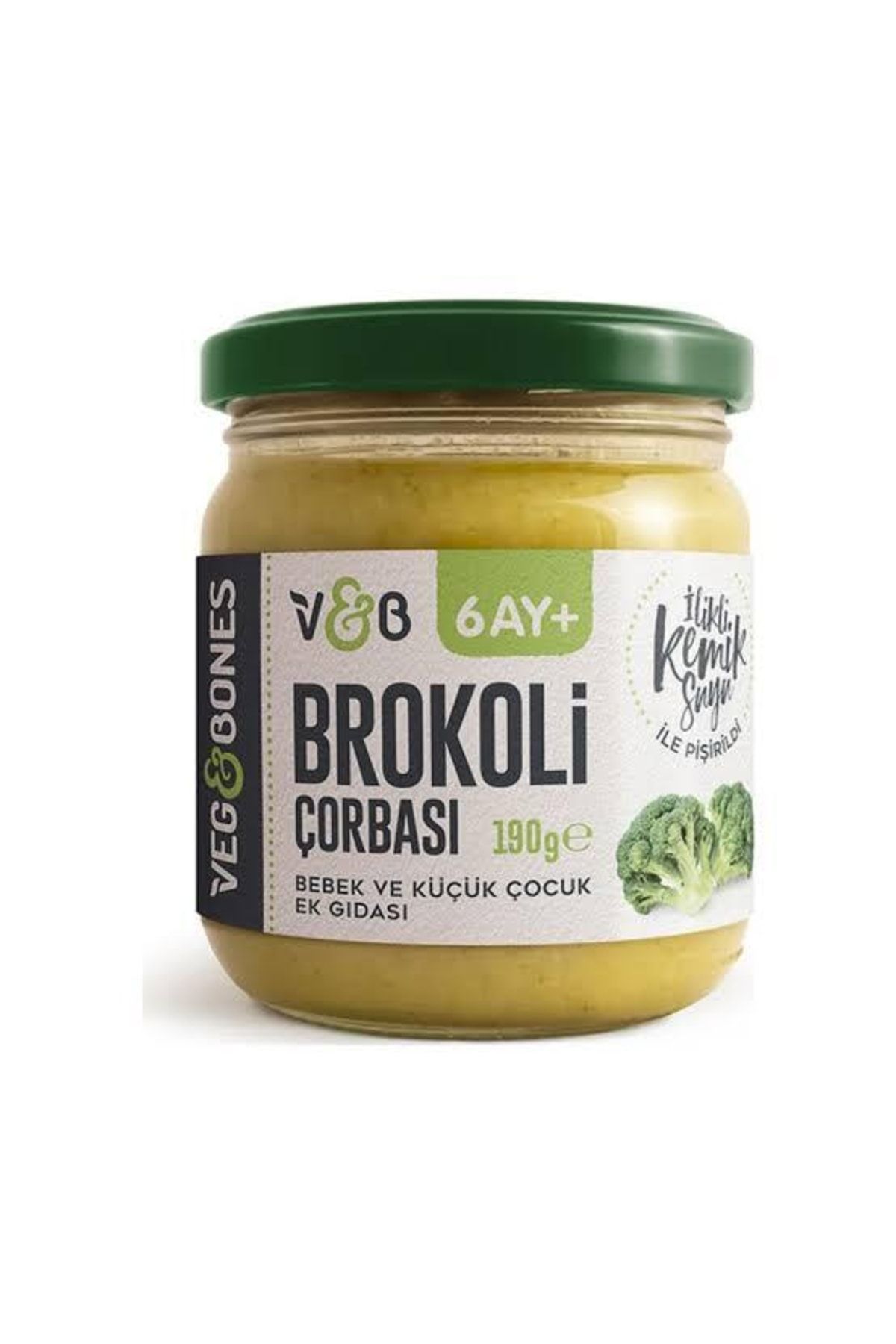 Veg&Bones Brokoli Çorbası 190g 6 Adet