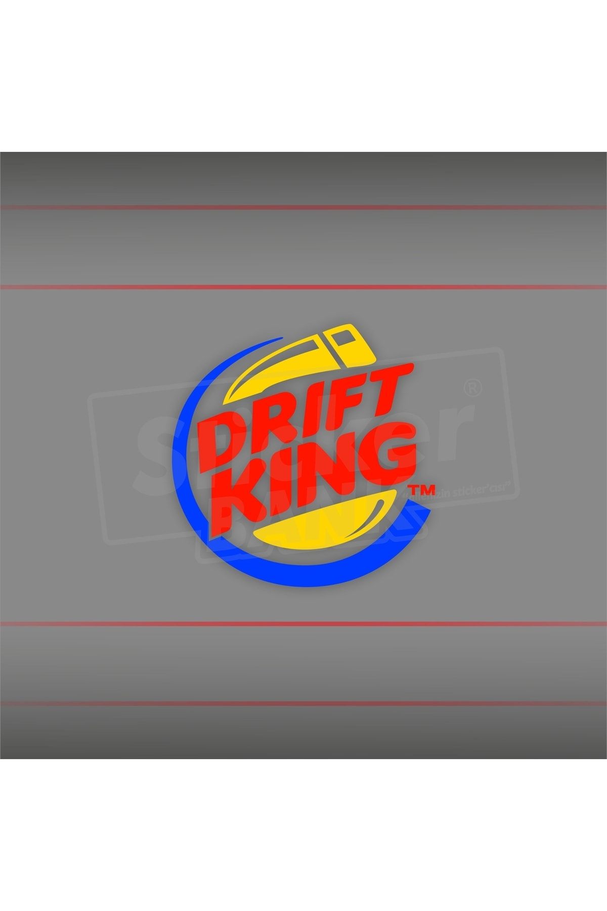 Sticker Bank-Drift King Car Sticker 1