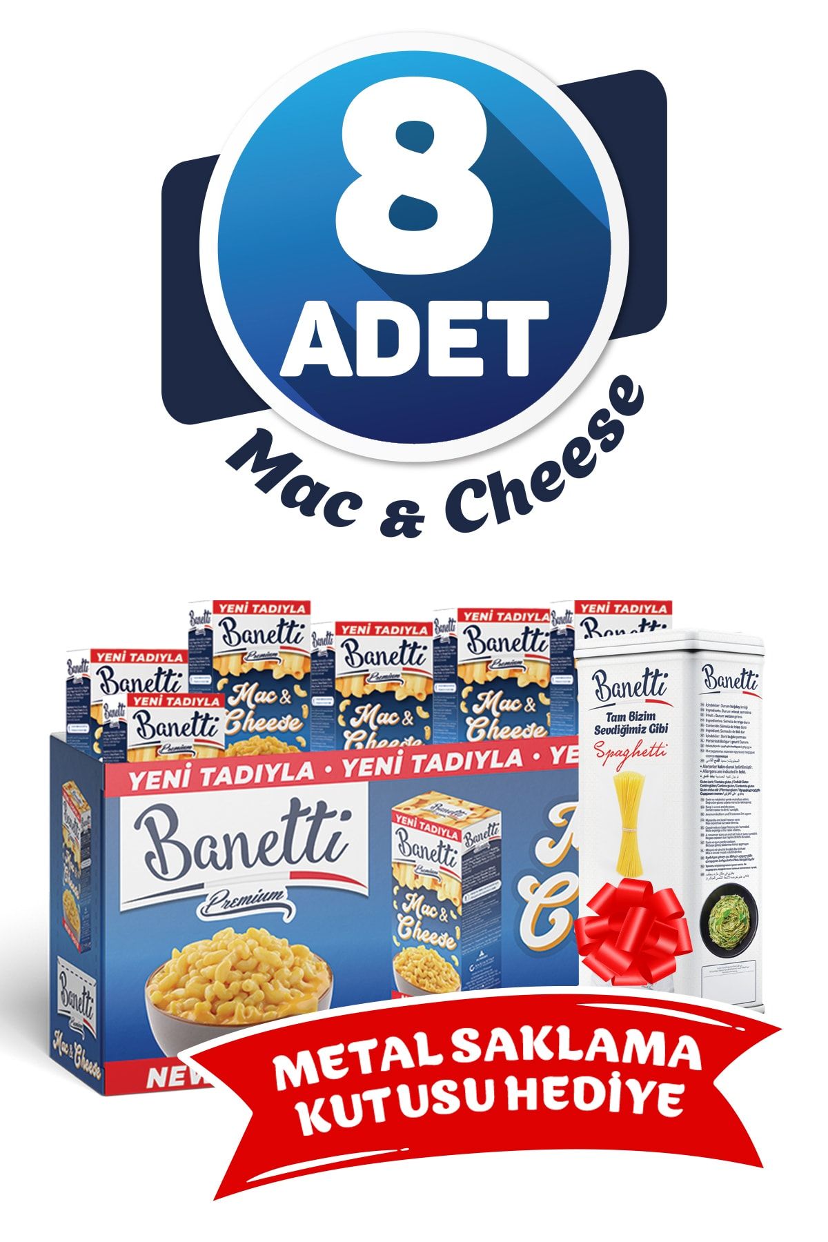 BANETTİ Macaroni & Cheese 8 Adet (MAC AND CHEESE)