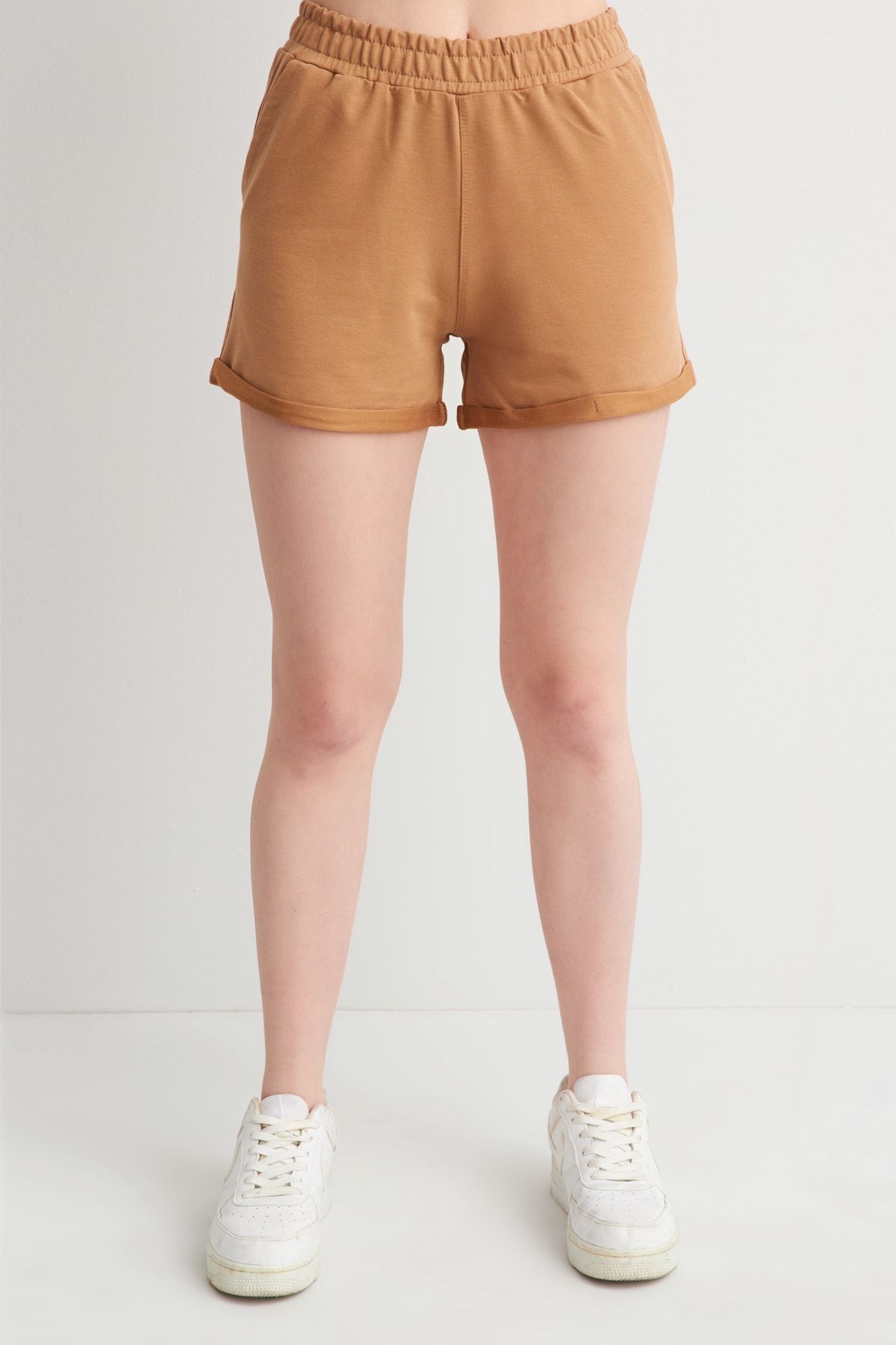 Runever-High Waist Folded Women's Shorts 18728-1y 3