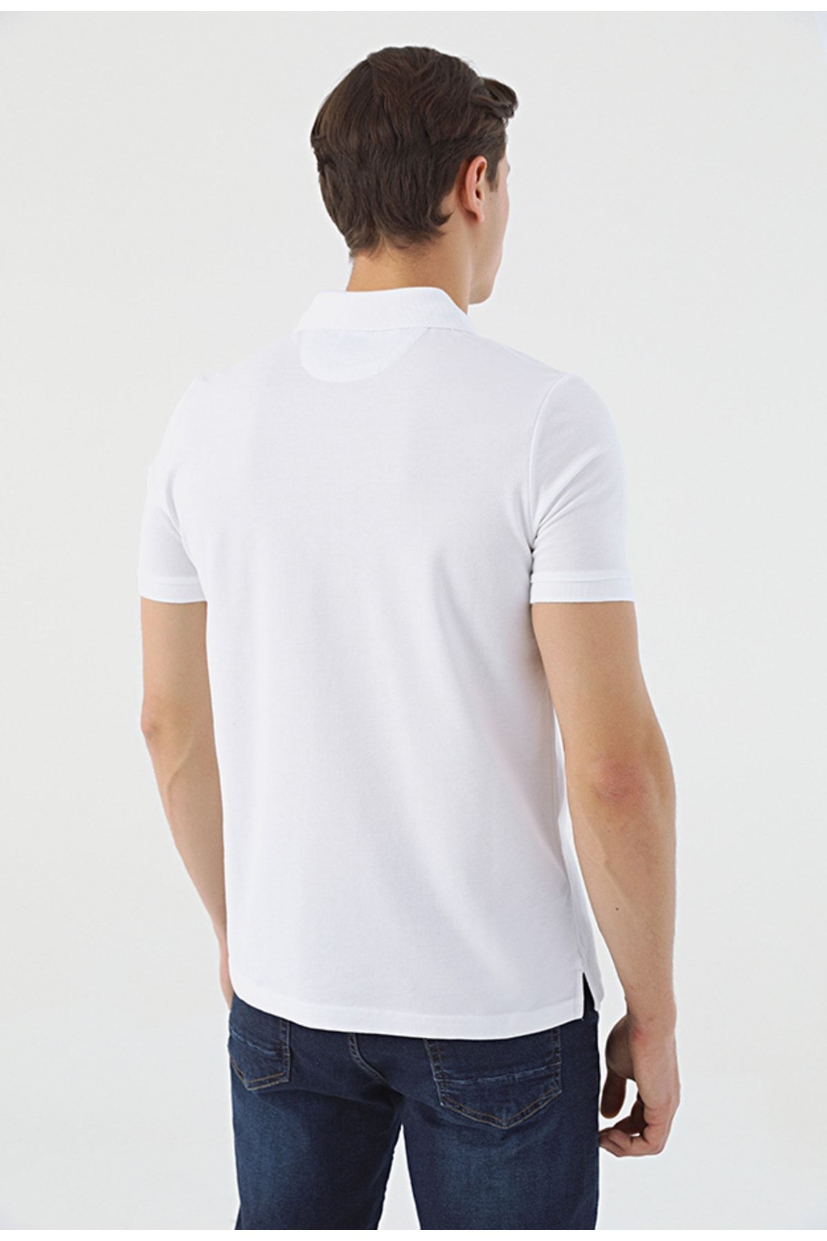 D'S Damat Regular Fit Beyaz T-shirt PG6043