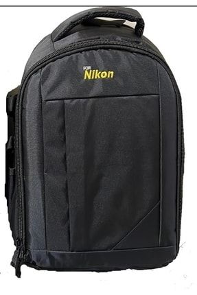 Nikon Çanta Laptop Bölmeli Dslr Fotoğraf Makinesi Için Büyük Boy Nikon Sırt Çantası nkn44