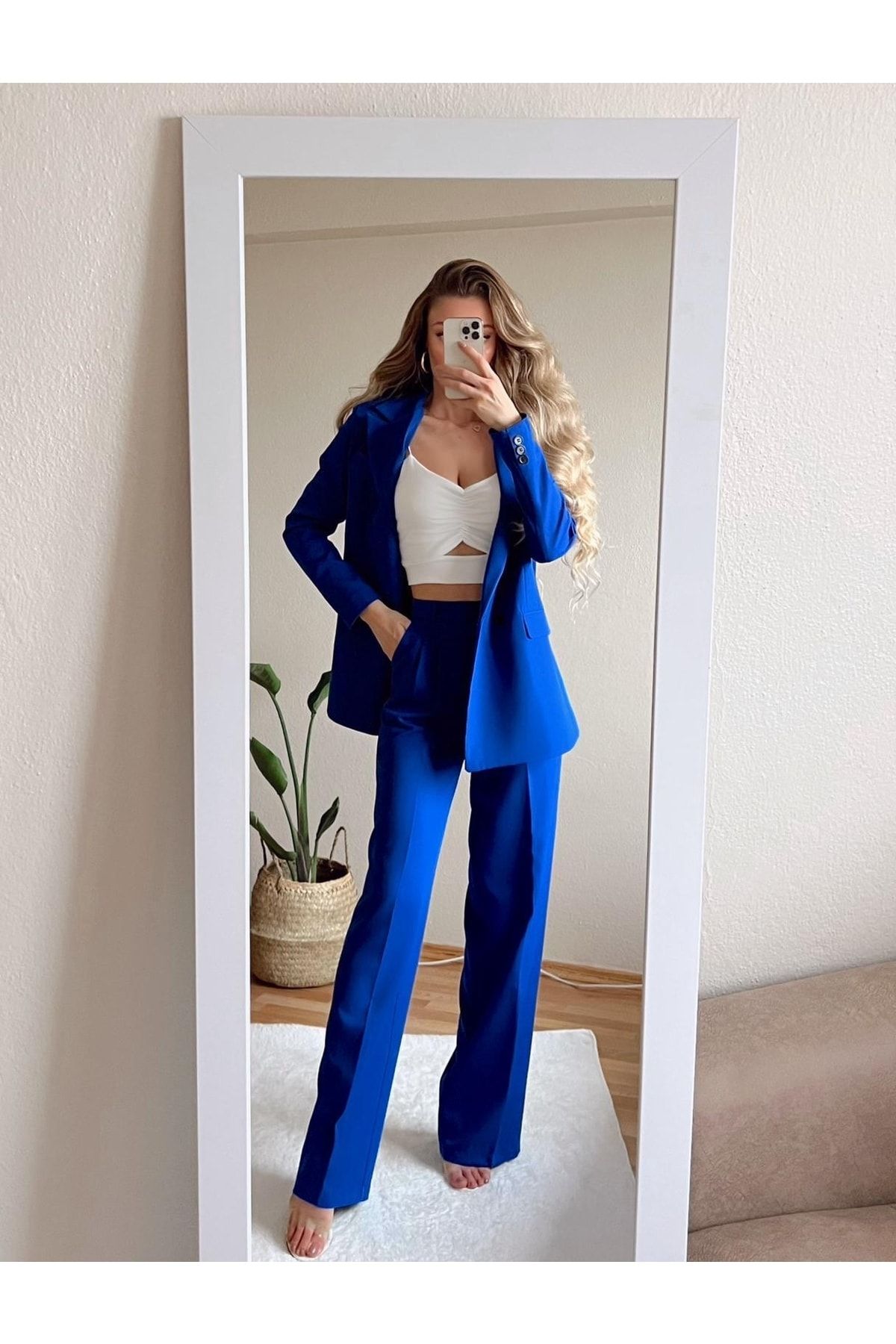 MOCCHI Oversize Kadın Blazer Ceket