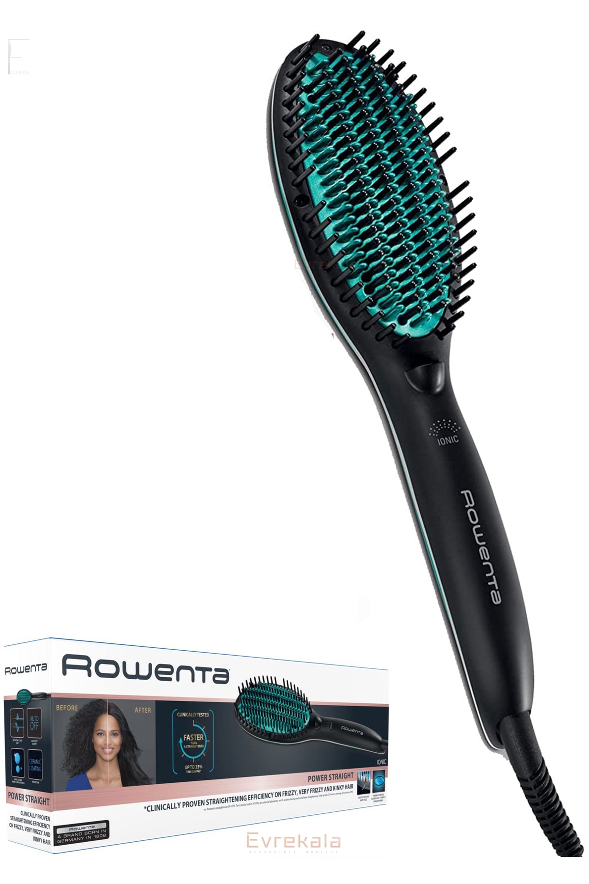 Rowenta فروشگاه Evrekala Hair Traight Comb Thermo Straight EVREKALA0EE05820001