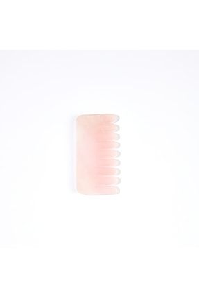 Rose Quartz Crystal Haır Comb - Handmade - Pembe Kuvarz El Yapımı Saç Tarağı HC9494942
