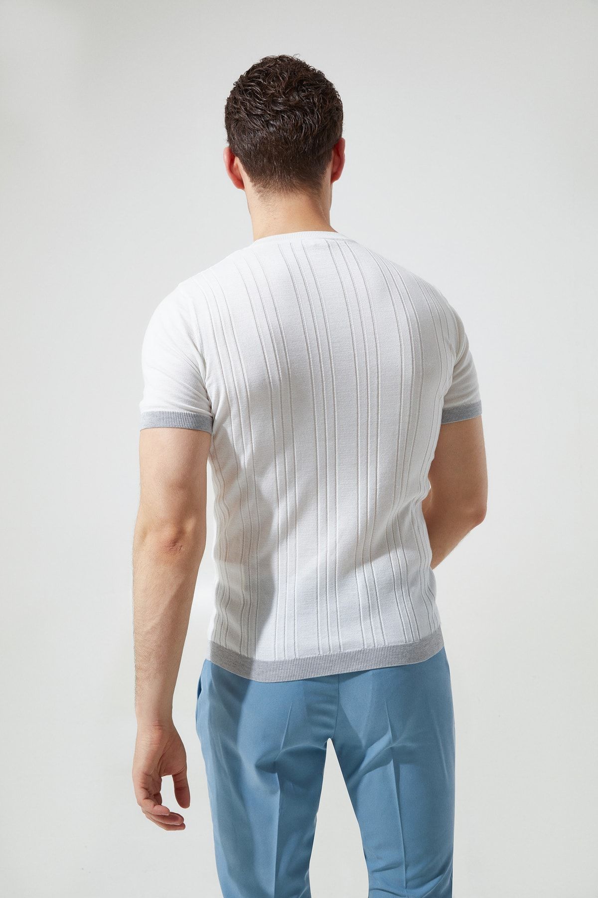 D'S Damat Regular Fit Beyaz T-shirt PG6034