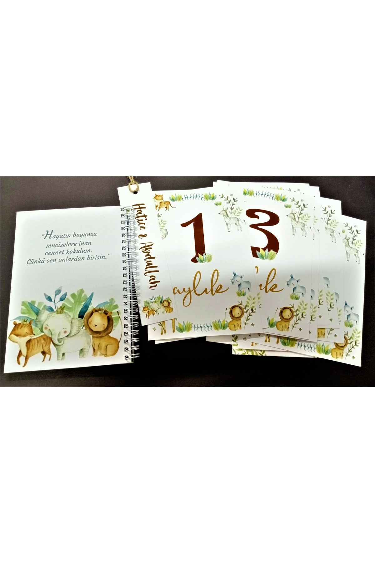 sandal hediyelik Hamilelik Ve Anne Bebek Günlüğü / Bebek Anı Defteri / Anı Kartları Hediye / Kişiye Özel Tasarım fotoğrafı 5 (önizleme)