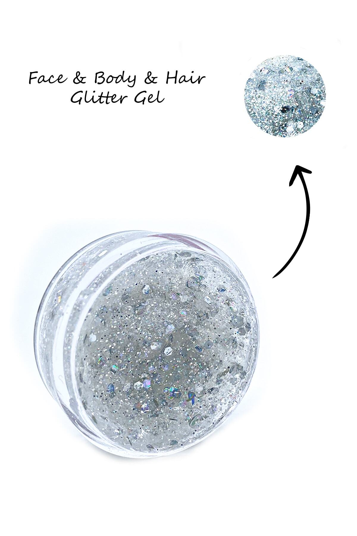 Shaka Gri Face & Body & Hair Glitter Gel 12 ml Fiyatı, Yorumları Trendyol