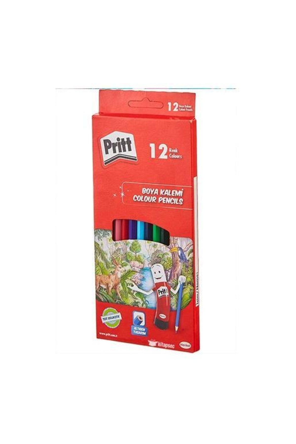 Pritt جعبه مقوایی مداد رنگی 12 رنگ 8691451003072