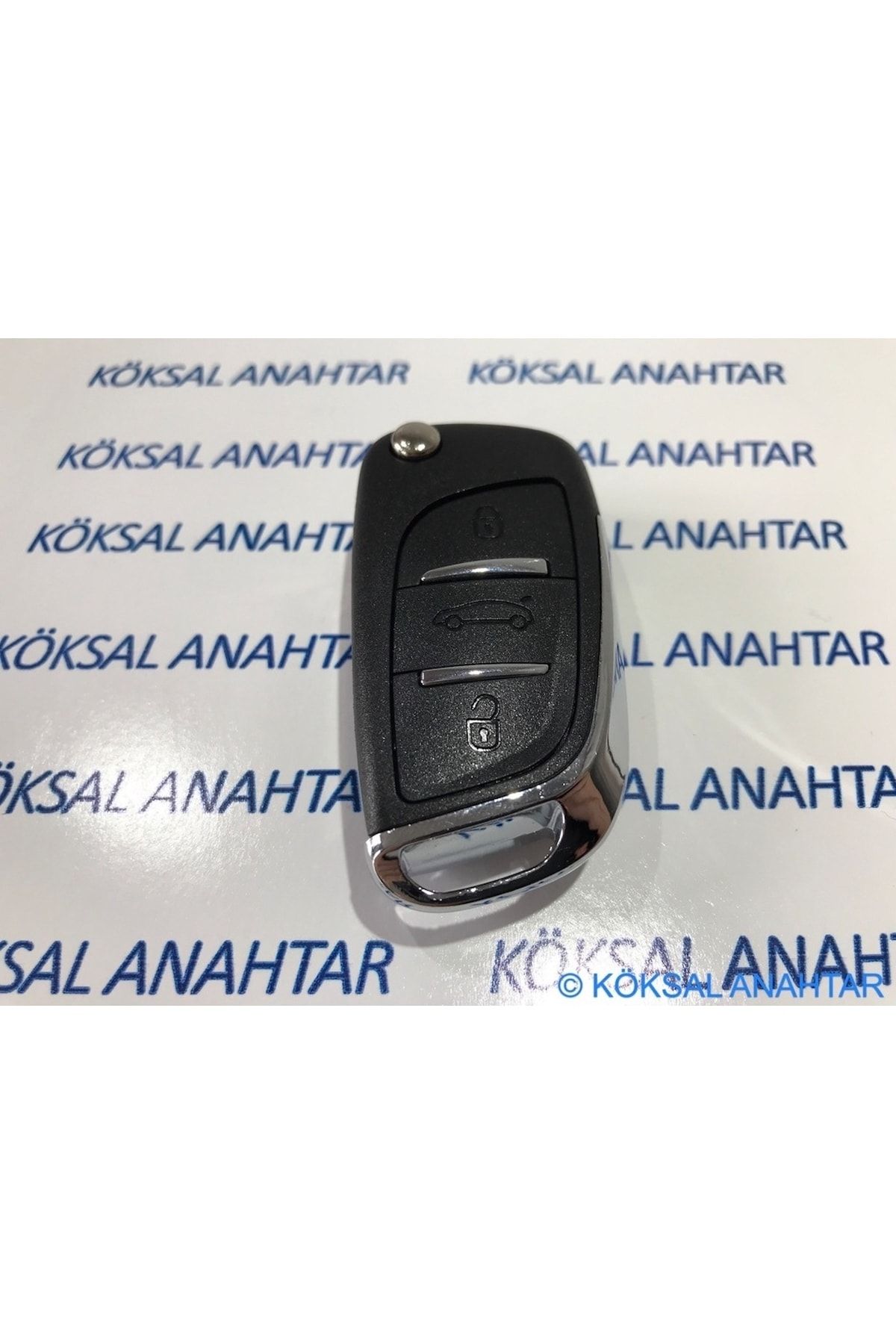 Köksal Anahtar-Citroen C4 II (b7) Original 3-Key Control Box 2