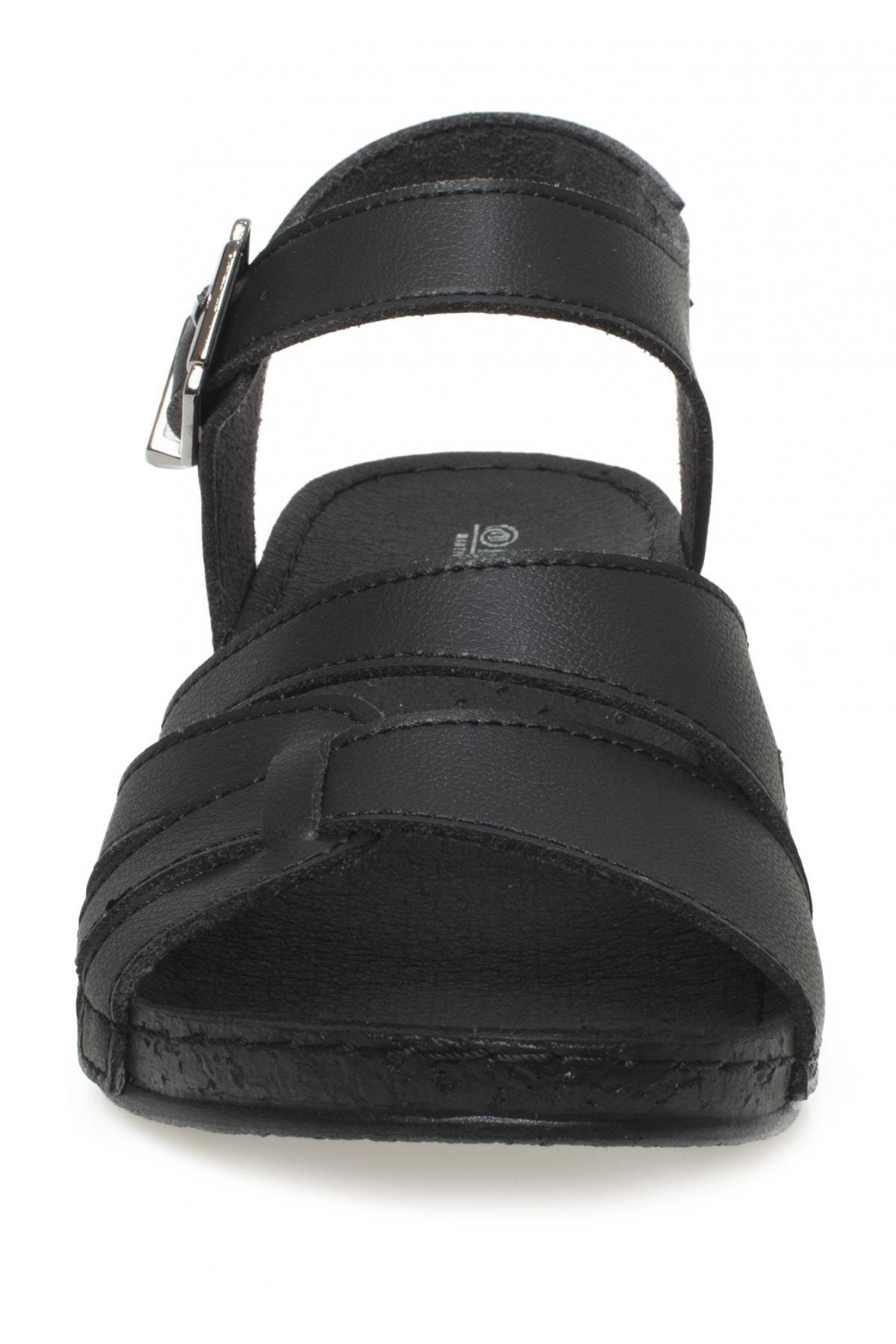 صندل سیاه زنانه 33218Z Rhoas Daily Sandals مشکی Muya