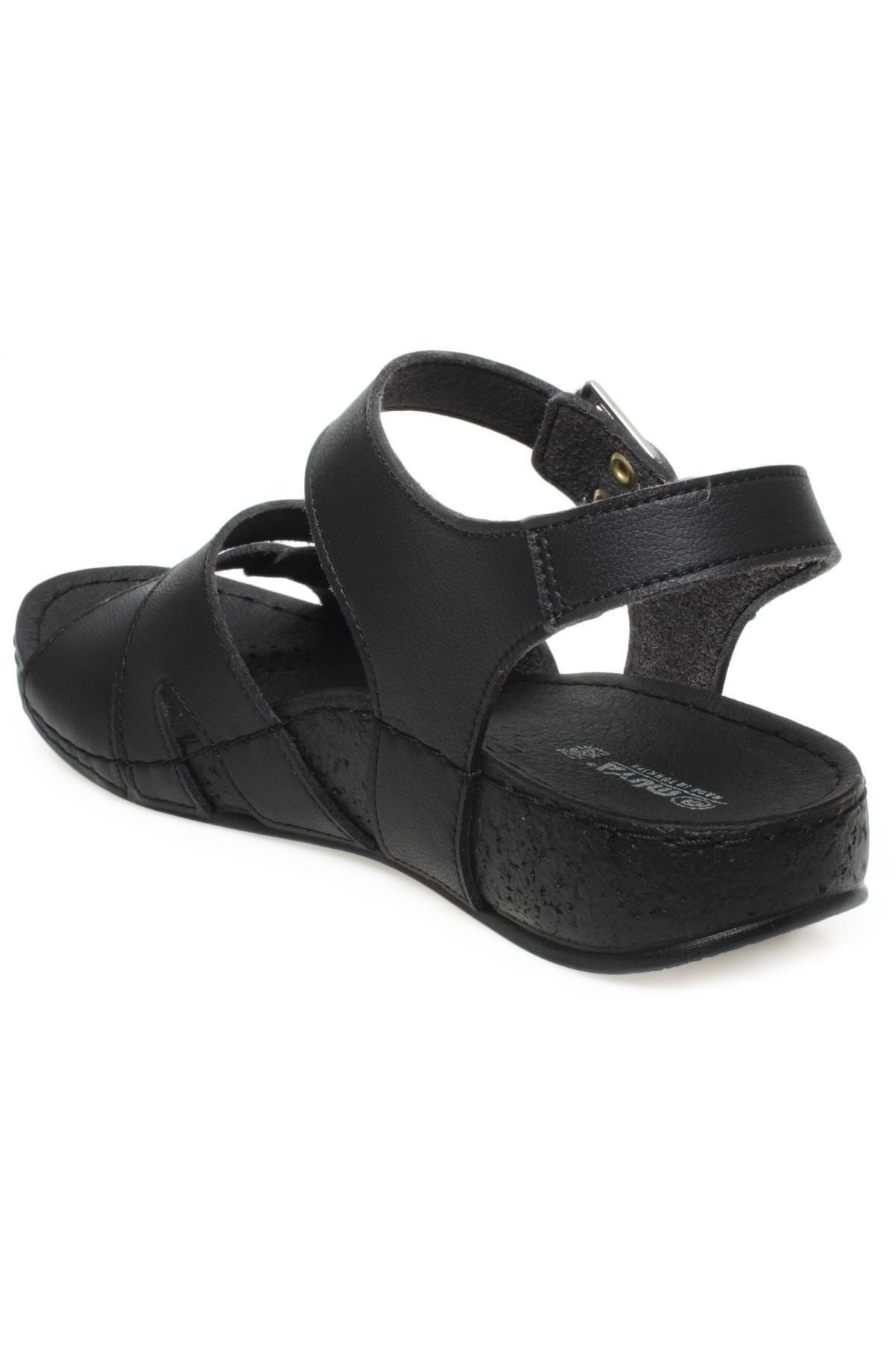 صندل سیاه زنانه 33218Z Rhoas Daily Sandals مشکی Muya