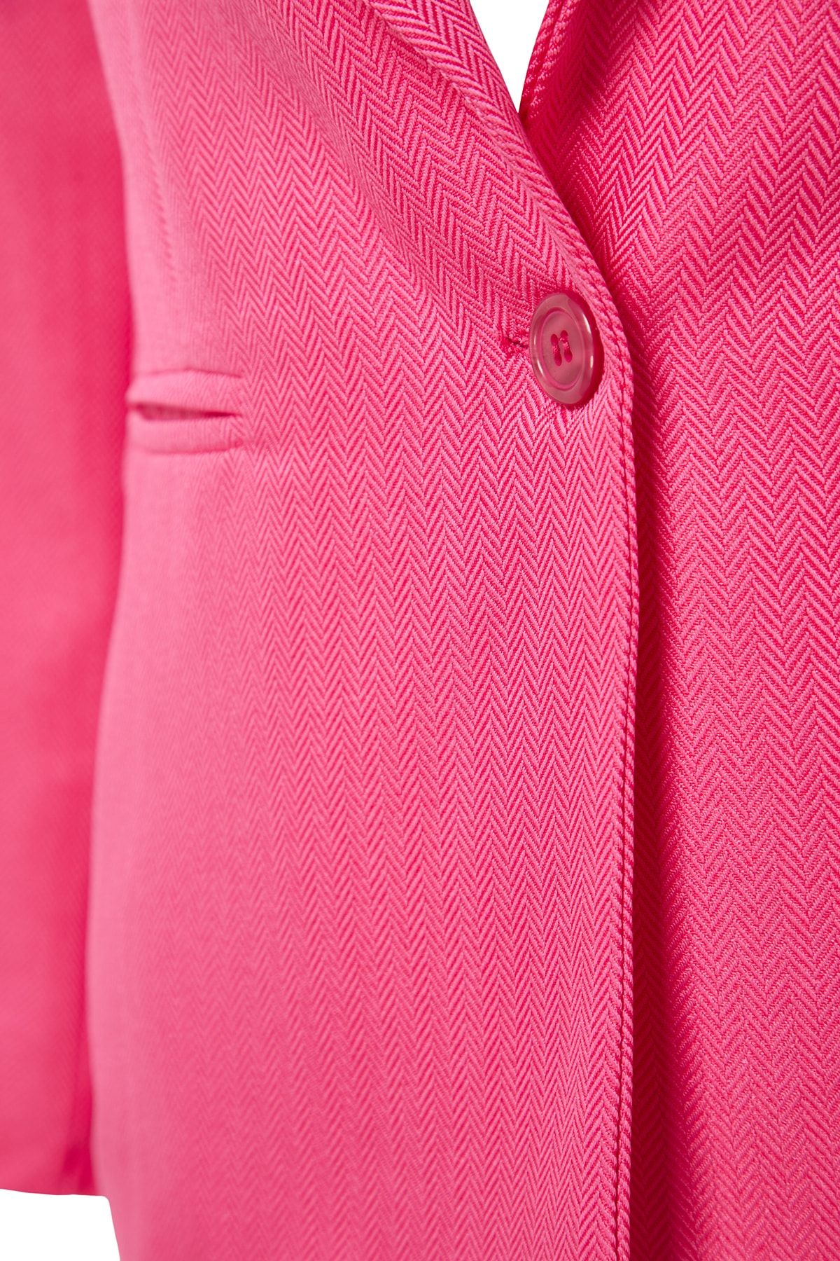 Trendyol Collection-Fuchsia Woven Lined Button Blazer Jacket TWOSS22CE0092 7
