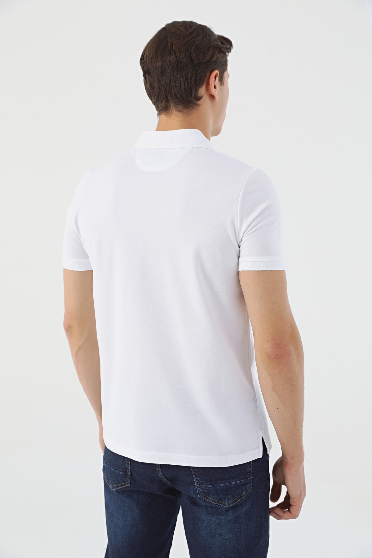 D'S Damat Regular Fit Beyaz T-shirt PG6043