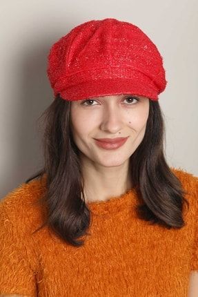 Kadın Kep Denizci Modeli Şapka Simli Tasarım Akdsp-0008 AKDSP-0008