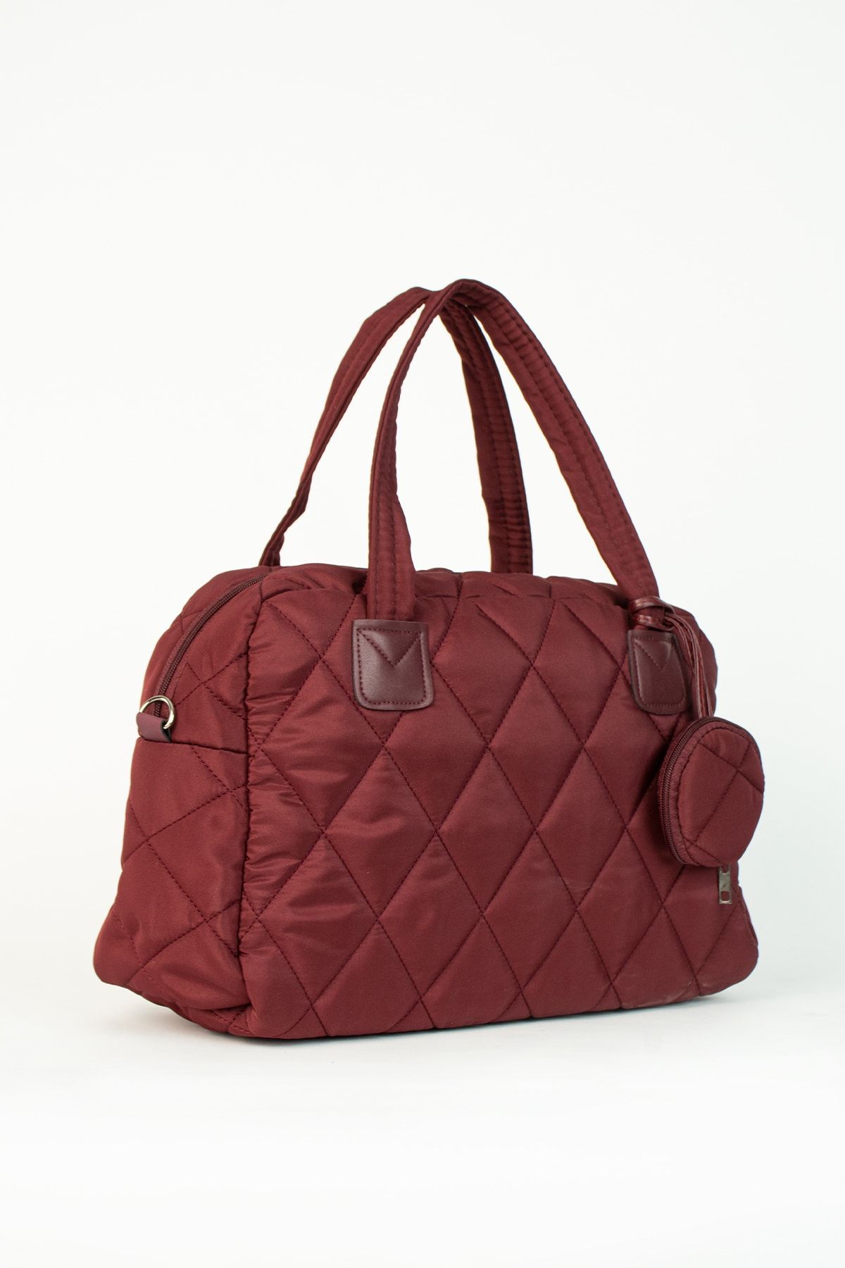 Burgundy quilted hotsell bag