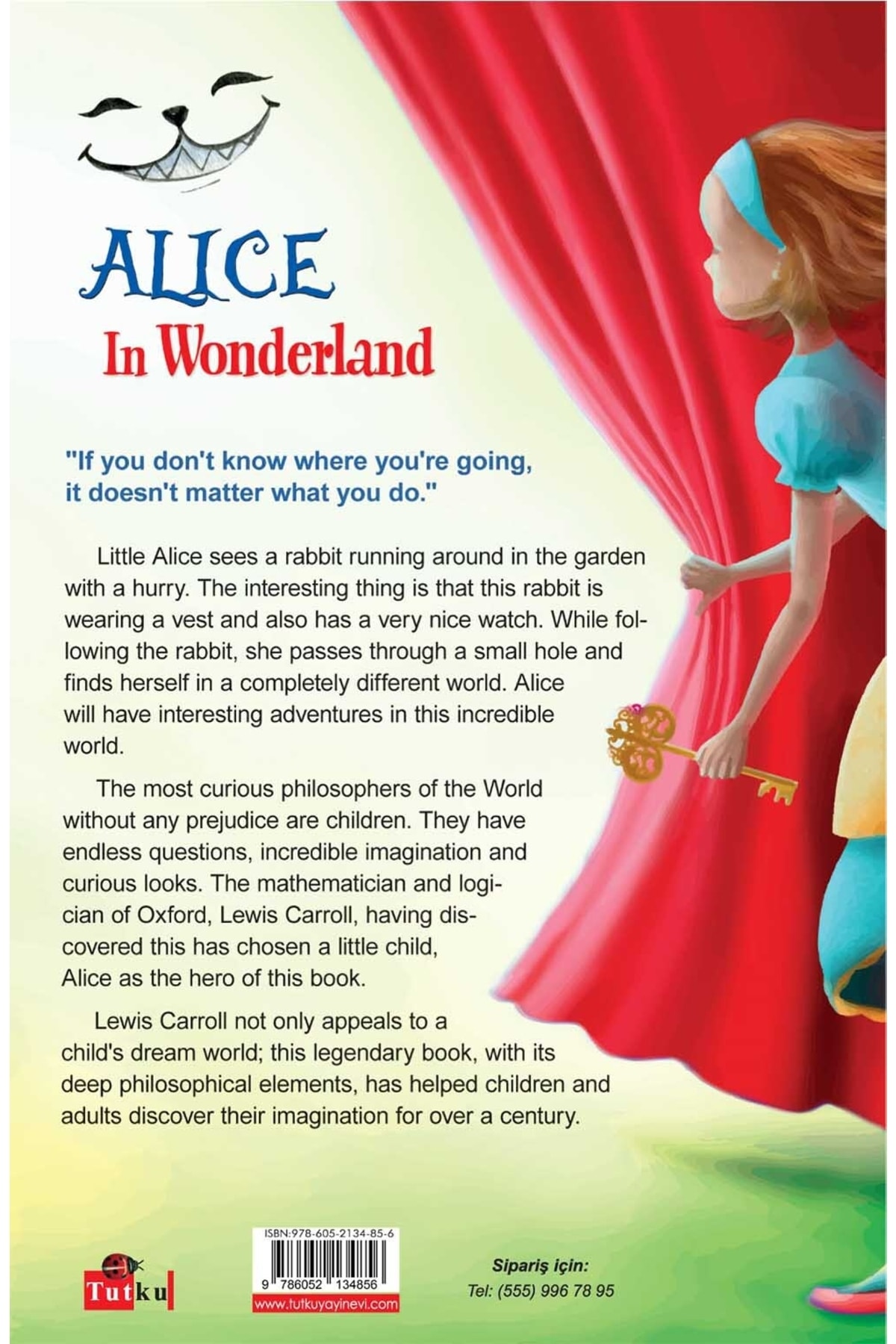 Tutku Yayınevi Alice In Wonderland - 144 Sayfa - Lewis Carroll - Ingilizce Hikaye, English Stories, Çocuk fotoğrafı 2 (önizleme)