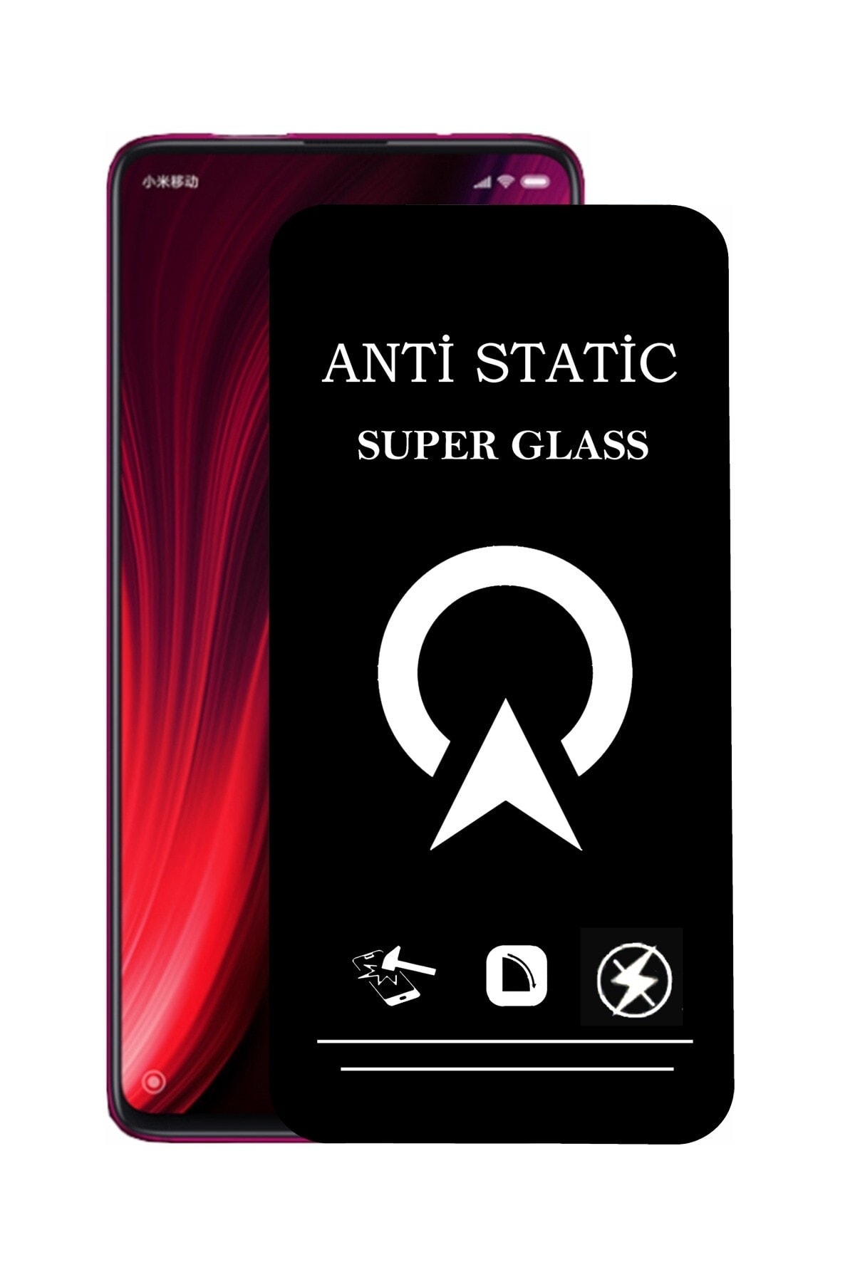 Xiaomi Redmi K20 Pro Tam Kaplayan Anti Statik Çizilmez Safir Ekran Koruyucu Cam
