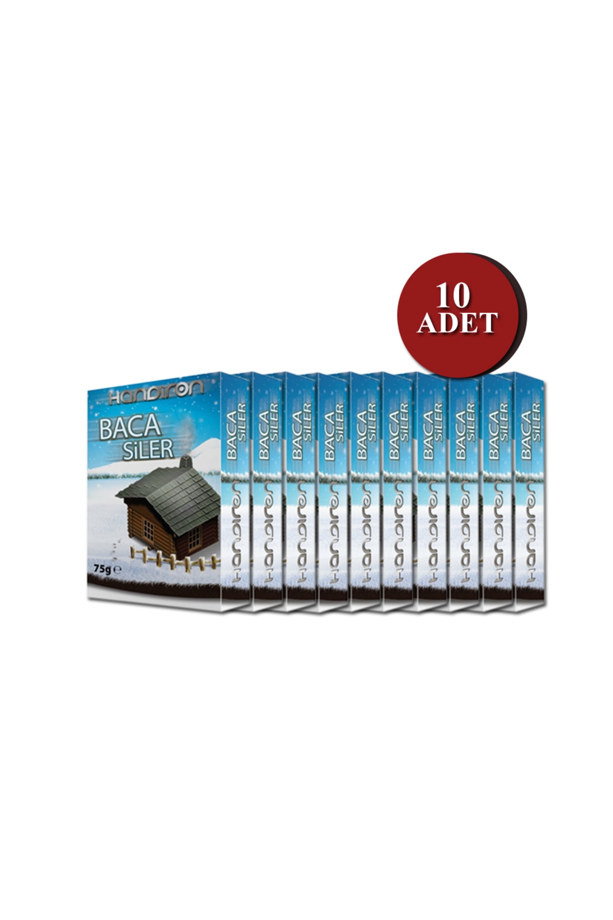 HIRDAVATGANİ 10 Adet Handiron Baca Sil Baca Temizleyici Kurum Giderici Kurum Siler