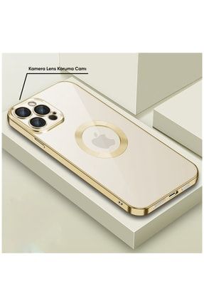 Iphone 12 Pro Uyumlu Kılıf Glint Silikon Kılıf Gold 3572-m443