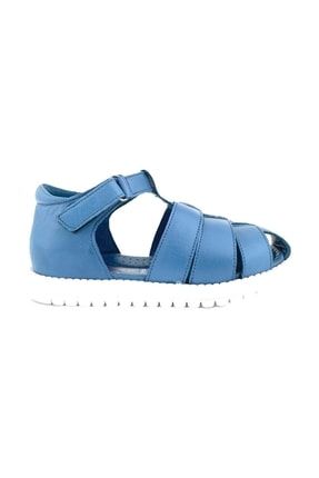 Kafesli Spor Taban Yarı Açık Sandalet Mavi 008 2136-PE