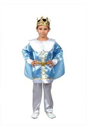 Erkek Çocuk Mavi Pelerinli Kral Kostümü TYC00151050507