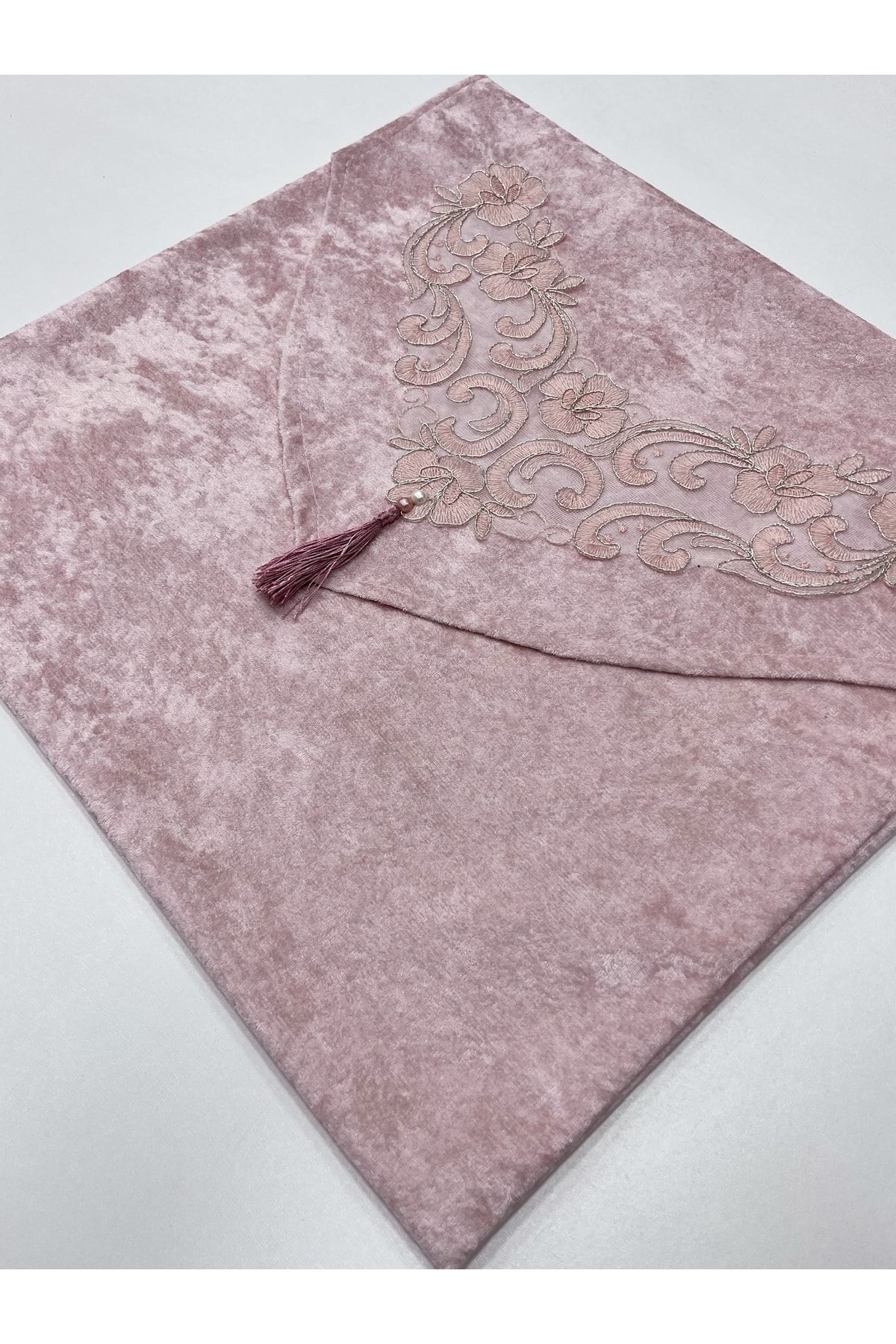 AYHANHOME Pachet Plic Din Catifea De Lux Std Cu Dantelă Brodat Zestre Clasic - One Size