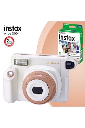 Instax Wide 300 Toffe Beyaz Fotoğraf Makinesi Ve 10'lu Film FOTSI00134-10