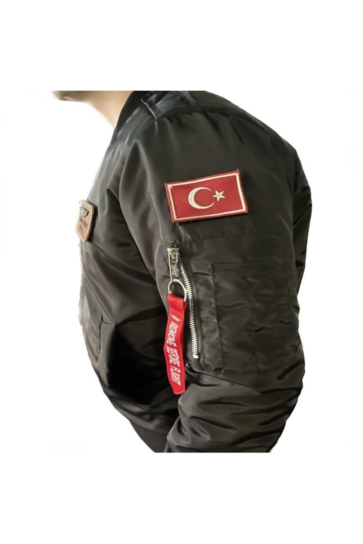 کاپشن زنانه مشکی CREWTURK | 0582-14 اورجینال - تصویر 3