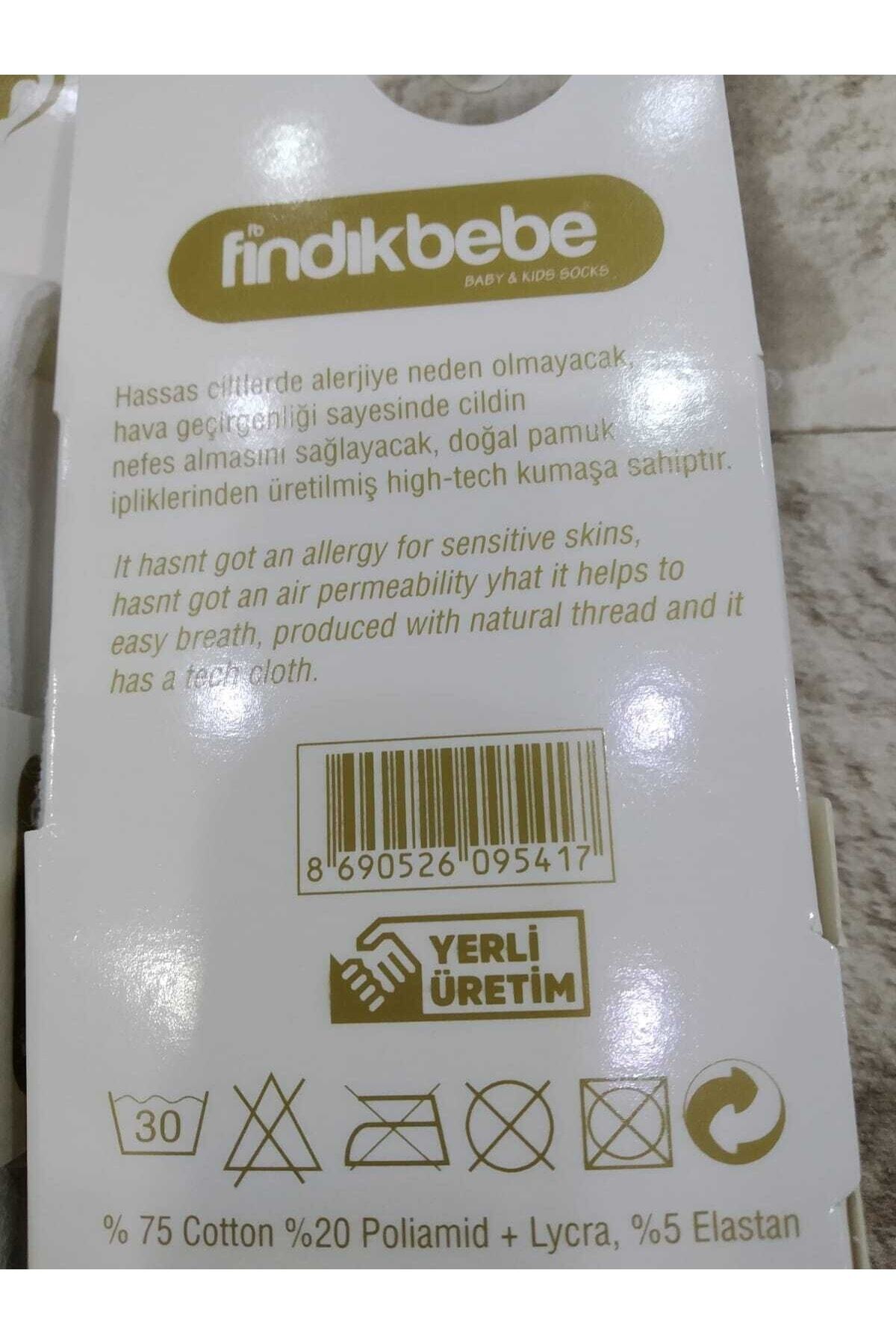 Meriç bebe Yenidoğan Mevsimlik Bebe Külotlu Çorap Beyaz-krem 2'li Set fotoğrafı 3 (önizleme)