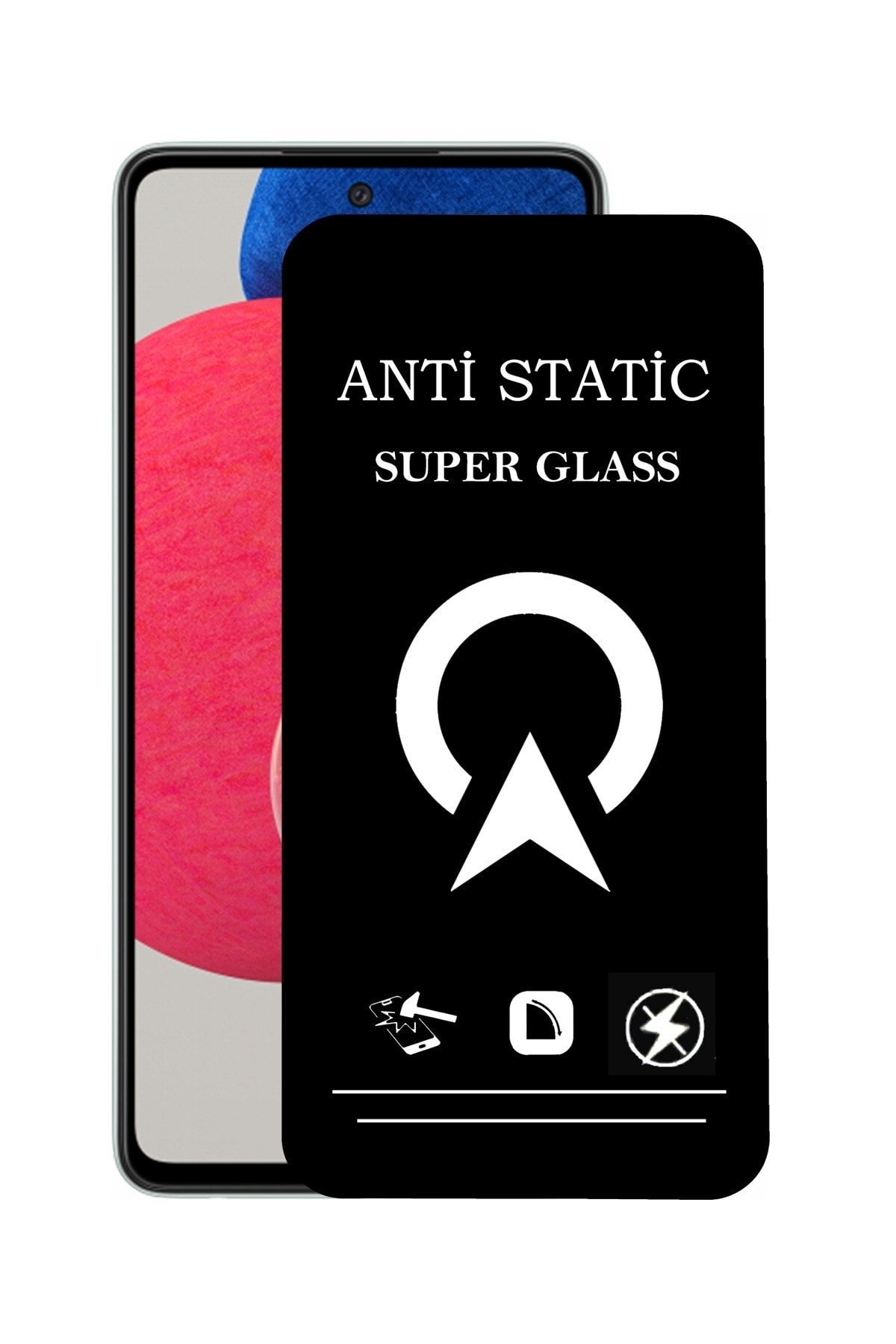Samsung Galaxy A52s Tam Kaplayan Anti Statik Çizilmez Safir Ekran Koruyucu Cam