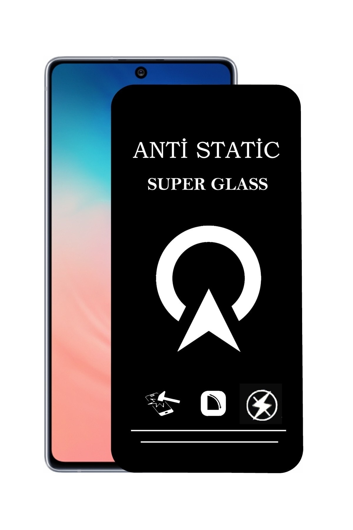 Samsung Galaxy S 10 Lite Tam Kaplayan Anti Statik Çizilmez Safir Ekran Koruyucu Cam