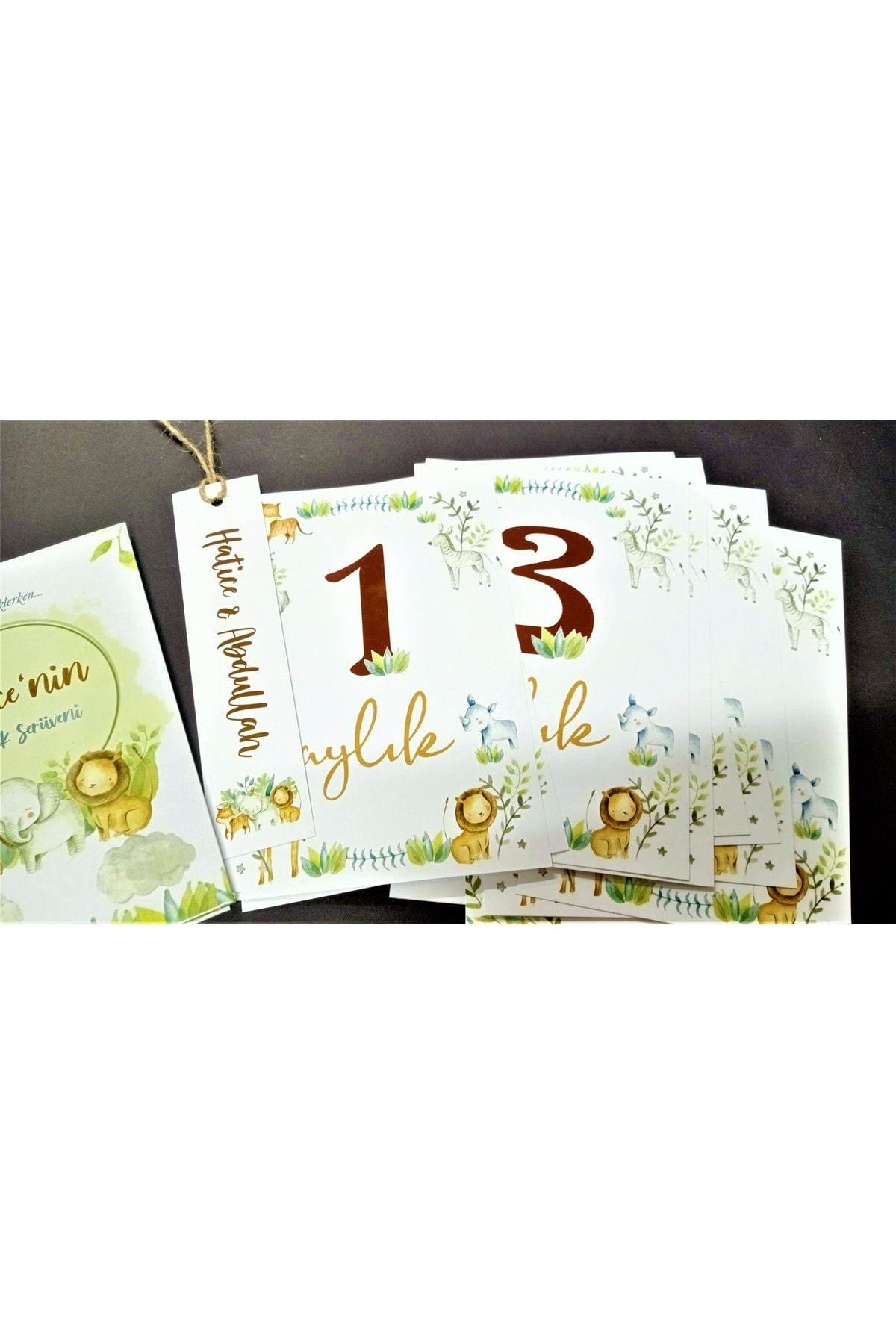 sandal hediyelik Hamilelik Ve Anne Bebek Günlüğü / Bebek Anı Defteri / Anı Kartları Hediye / Kişiye Özel Tasarım fotoğrafı 3 (önizleme)